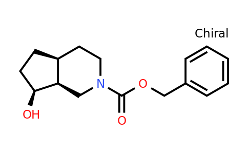 CAS 140211-08-1 | benzyl rel-(4aS,7S,7aS)-7-hydroxy-1,3,4,4a,5,6,7,7a-octahydrocyclopenta[c]pyridine-2-carboxylate