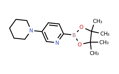 CAS 1402166-05-5 | 5-(Piperidin-1-YL)pyridin-2-ylboronic acid pinacol ester