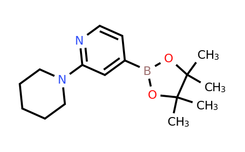 CAS 1402166-06-6 | 2-(Piperidin-1-YL)pyridine-4-boronic acid pinacol ester