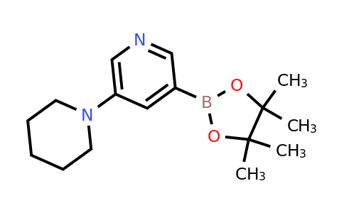 CAS 1402166-10-2 | 5-(Piperidin-1-YL)pyridine-3-boronic acid pinacol ester