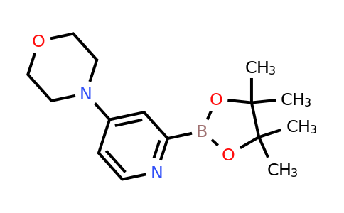 CAS 1402166-33-9 | 4-(2-(4,4,5,5-Tetramethyl-1,3,2-dioxaborolan-2-YL)pyridin-4-YL)morpholine