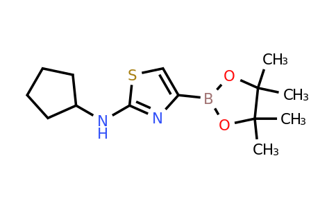CAS 1402166-66-8 | 2-(Cyclopentylamino)thiazole-4-boronic acid pinacol ester