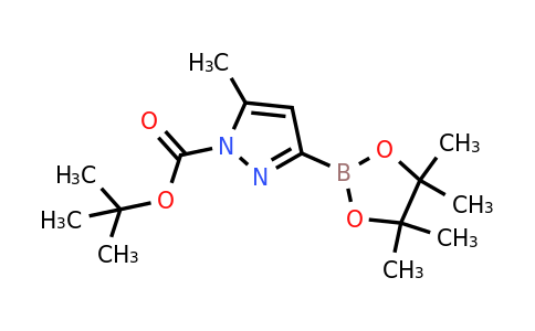 CAS 1402174-61-1 | tert-butyl 5-methyl-3-(tetramethyl-1,3,2-dioxaborolan-2-yl)-1H-pyrazole-1-carboxylate