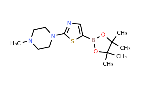 CAS 1402174-69-9 | 2-(4-Methylpiperazin-1-YL)thiazole-5-boronic acid pinacol ester
