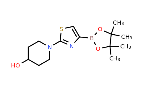CAS 1402174-75-7 | 2-(4-Hydroxypiperidin-1-YL)thiazole-4-boronic acid pinacol ester