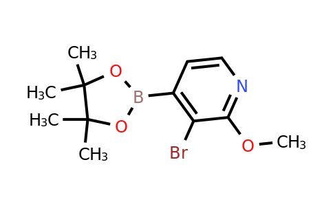 CAS 1402227-31-9 | 3-Bromo-2-methoxy-4-(4,4,5,5-tetramethyl-1,3,2-dioxaborolan-2-yl)pyridine