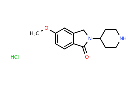 CAS 1402232-76-1 | 5-Methoxy-2-(piperidin-4-yl)isoindolin-1-one hydrochloride