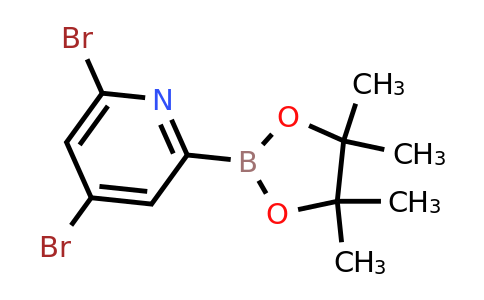 CAS 1402237-94-8 | 4,6-Dibromopyridine-2-boronic acid pinacol ester