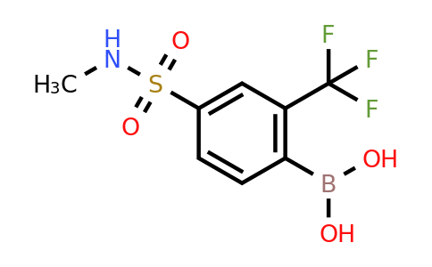 CAS 1402238-37-2 | 4-(N-Methylsulfamoyl)-2-trifluoromethylphenylboronic acid
