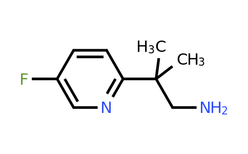 CAS 1402392-58-8 | 2-(5-Fluoropyridin-2-yl)-2-methylpropan-1-amine