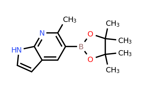 CAS 1402460-21-2 | 6-methyl-5-(tetramethyl-1,3,2-dioxaborolan-2-yl)-1H-pyrrolo[2,3-b]pyridine