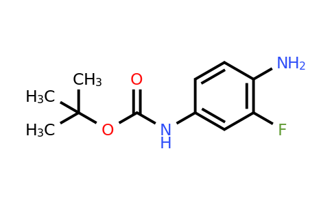CAS 1402559-21-0 | tert-Butyl (4-amino-3-fluorophenyl)carbamate