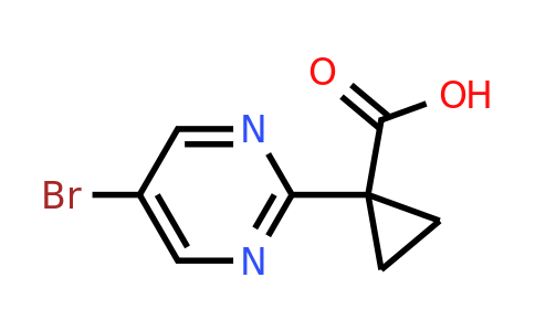 CAS 1402665-32-0 | 1-(5-Bromopyrimidin-2-yl)cyclopropanecarboxylic acid