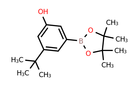 CAS 1402890-07-6 | 3-Tert-butyl-5-(4,4,5,5-tetramethyl-1,3,2-dioxaborolan-2-YL)phenol