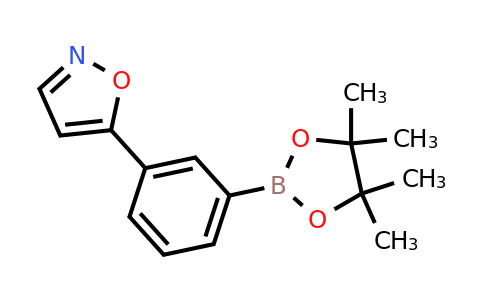 CAS 1403469-17-9 | 5-(3-(4,4,5,5-Tetramethyl-1,3,2-dioxaborolan-2-YL)phenyl)isoxazole