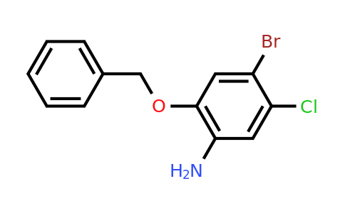 CAS 1403483-68-0 | 2-(Benzyloxy)-4-bromo-5-chloroaniline