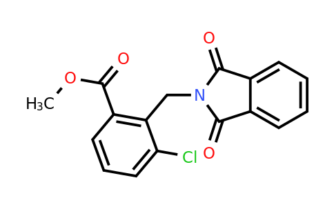 CAS 1403483-77-1 | Methyl 3-chloro-2-((1,3-dioxoisoindolin-2-yl)methyl)benzoate