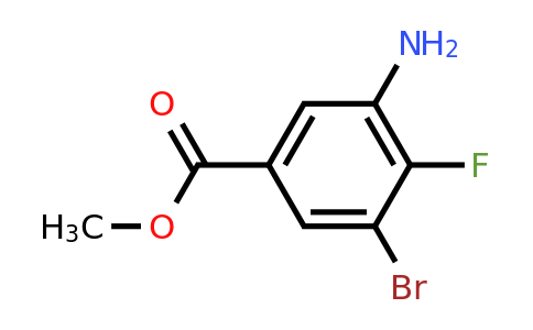 CAS 1403483-84-0 | methyl 3-amino-5-bromo-4-fluorobenzoate