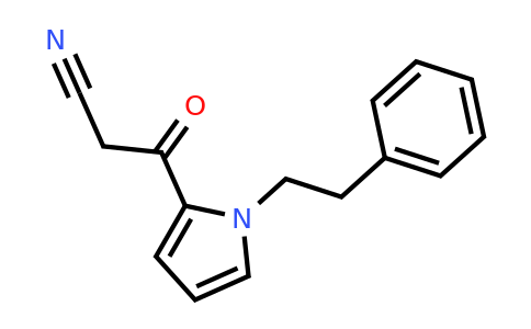 CAS 1403564-76-0 | 3-Oxo-3-(1-phenethyl-1H-pyrrol-2-yl)propanenitrile