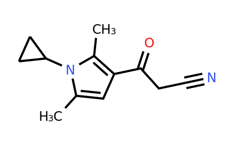 CAS 1403565-53-6 | 3-(1-Cyclopropyl-2,5-dimethyl-1H-pyrrol-3-yl)-3-oxopropanenitrile