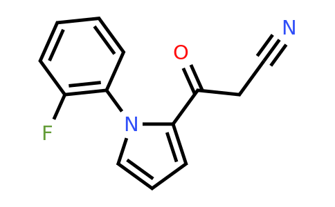 CAS 1403565-81-0 | 3-(1-(2-Fluorophenyl)-1H-pyrrol-2-yl)-3-oxopropanenitrile