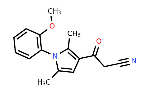 CAS 1403566-42-6 | 3-(1-(2-Methoxyphenyl)-2,5-dimethyl-1H-pyrrol-3-yl)-3-oxopropanenitrile