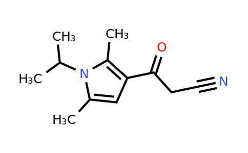 CAS 1403566-64-2 | 3-(1-Isopropyl-2,5-dimethyl-1H-pyrrol-3-yl)-3-oxopropanenitrile