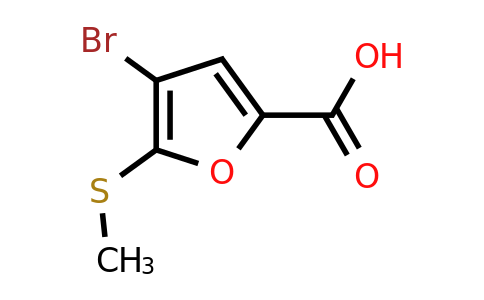 CAS 1403566-69-7 | 4-Bromo-5-(methylthio)furan-2-carboxylic acid