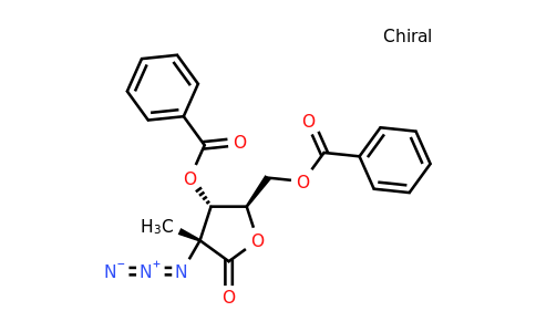(2R,3S,4R)-4-azido-2-[(benzoyloxy)methyl]-4-methyl-5-oxooxolan-3-yl benzoate