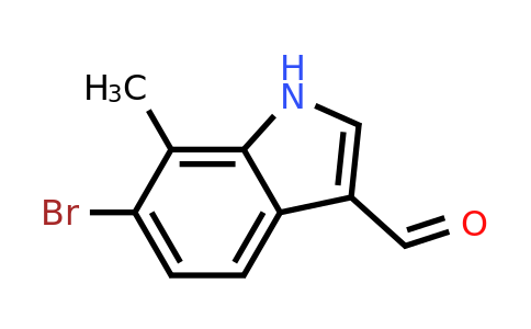 CAS 1403579-58-7 | 6-bromo-7-methyl-1H-indole-3-carbaldehyde