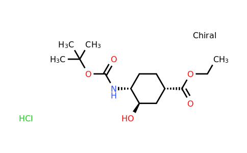 CAS 1403763-28-9 | ethyl (1S,3R,4R)-4-{[(tert-butoxy)carbonyl]amino}-3-hydroxycyclohexane-1-carboxylate hydrochloride