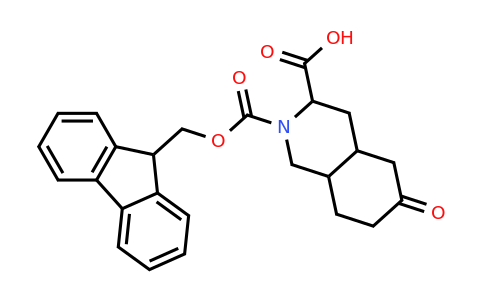 CAS 1403766-52-8 | 2-[(9H-fluoren-9-ylmethoxy)carbonyl]-6-oxo-decahydroisoquinoline-3-carboxylic acid