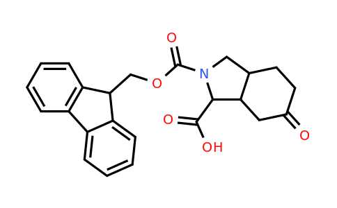 CAS 1403766-55-1 | 2-[(9H-fluoren-9-ylmethoxy)carbonyl]-6-oxo-octahydro-1H-isoindole-1-carboxylic acid