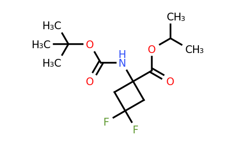 CAS 1403766-72-2 | propan-2-yl 1-{[(tert-butoxy)carbonyl]amino}-3,3-difluorocyclobutane-1-carboxylate