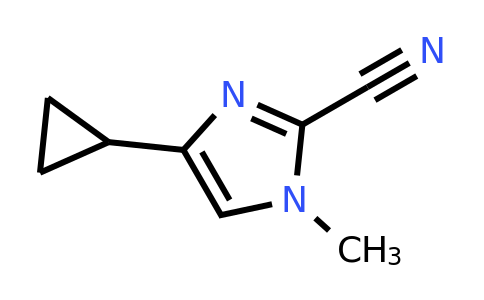 CAS 1403766-85-7 | 4-cyclopropyl-1-methyl-1H-imidazole-2-carbonitrile