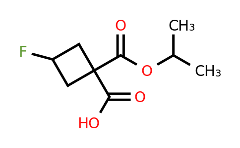 CAS 1403766-90-4 | 3-fluoro-1-[(propan-2-yloxy)carbonyl]cyclobutane-1-carboxylic acid