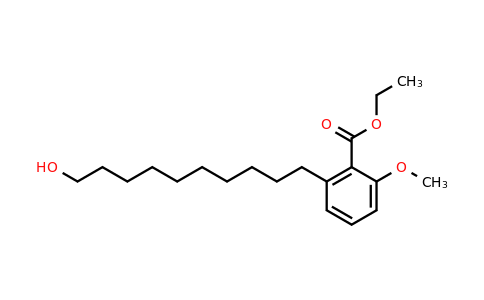 ethyl 2-(10-hydroxydecyl)-6-methoxybenzoate