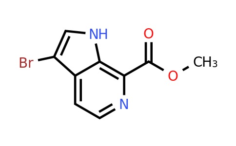 CAS 1403821-67-9 | methyl 3-bromo-1H-pyrrolo[2,3-c]pyridine-7-carboxylate