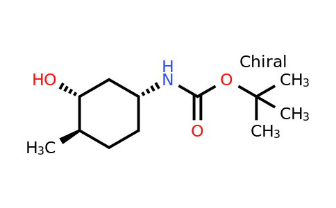 CAS 1403864-94-7 | tert-Butyl ((1R,3R,4R)-3-hydroxy-4-methylcyclohexyl)carbamate