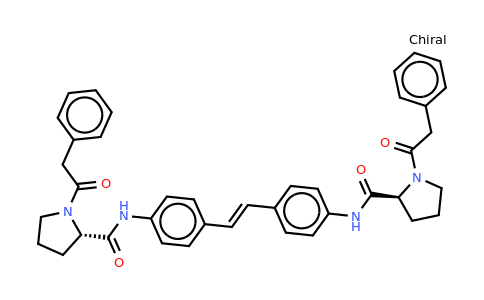 CAS 1403954-12-0 | (2S,2'S)-N,N'-(4,4'-((E)-ethene-1,2-diyl)bis(4,1-phenylene))bis(1-(2-phenylacetyl)pyrrolidine-2-carboxamide)