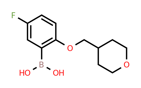 CAS 1403988-79-3 | [5-Fluoro-2-(oxan-4-ylmethoxy)phenyl]boronic acid