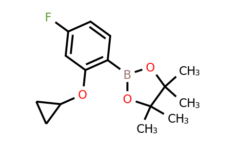 CAS 1403988-80-6 | 2-(2-Cyclopropoxy-4-fluorophenyl)-4,4,5,5-tetramethyl-1,3,2-dioxaborolane
