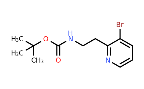 CAS 1404115-34-9 | tert-butyl N-[2-(3-bromopyridin-2-yl)ethyl]carbamate