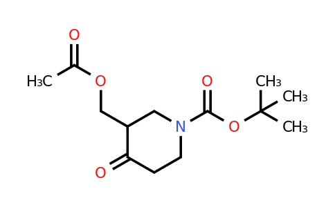 CAS 1404196-43-5 | tert-Butyl 3-(acetoxymethyl)-4-oxopiperidine-1-carboxylate