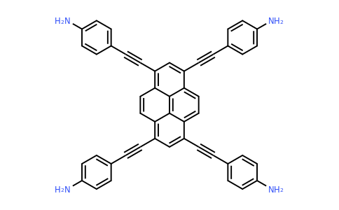 CAS 1404196-75-3 | 4,4',4'',4'''-(Pyrene-1,3,6,8-tetrayltetrakis(ethyne-2,1-diyl))tetraaniline