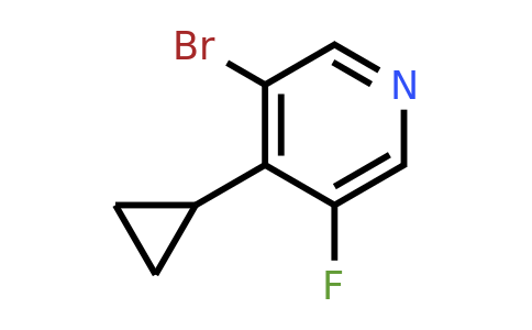 CAS 1404367-12-9 | 3-bromo-4-cyclopropyl-5-fluoropyridine