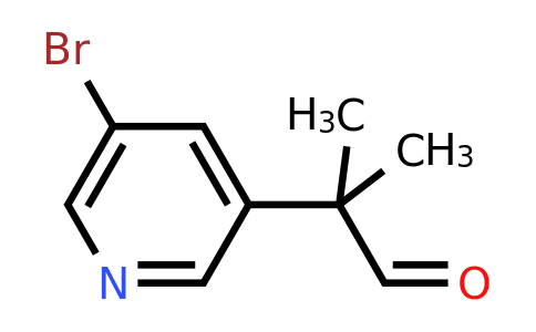 CAS 1404367-22-1 | 2-(5-bromopyridin-3-yl)-2-methylpropanal