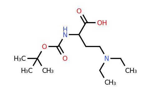 CAS 1404688-53-4 | 2-{[(tert-butoxy)carbonyl]amino}-4-(diethylamino)butanoic acid