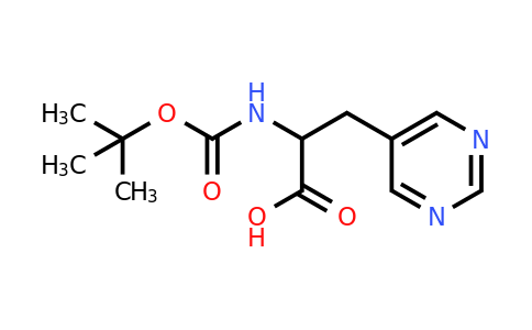 CAS 1404955-34-5 | 2-{[(tert-butoxy)carbonyl]amino}-3-(pyrimidin-5-yl)propanoic acid