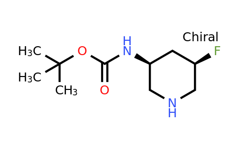 CAS 1405128-38-2 | (3S,5R)-(5-Fluoro-piperidin-3-yl)-carbamic acid tert-butyl ester